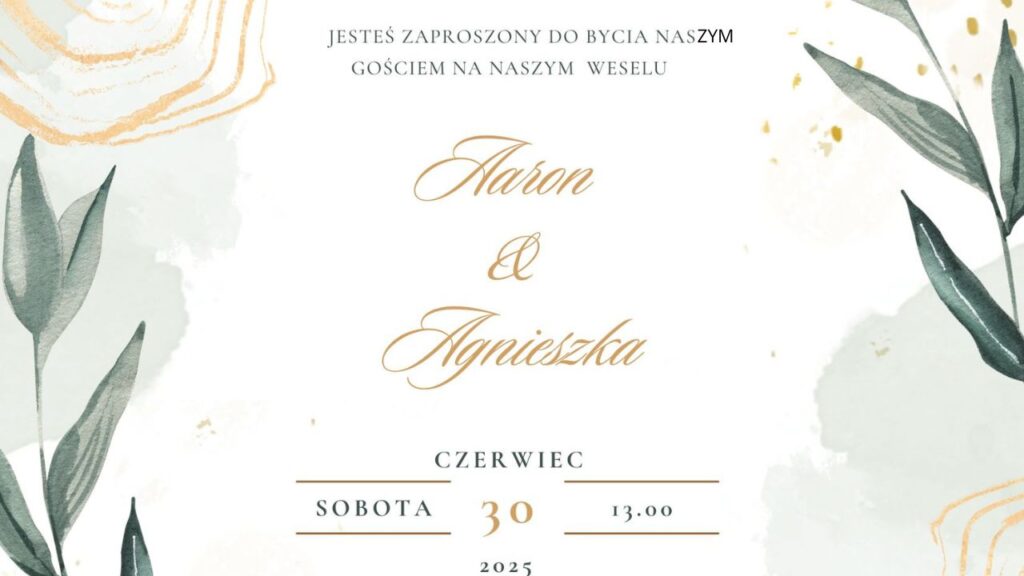 Ile kosztuje przygotowanie zaproszeń na wesele?