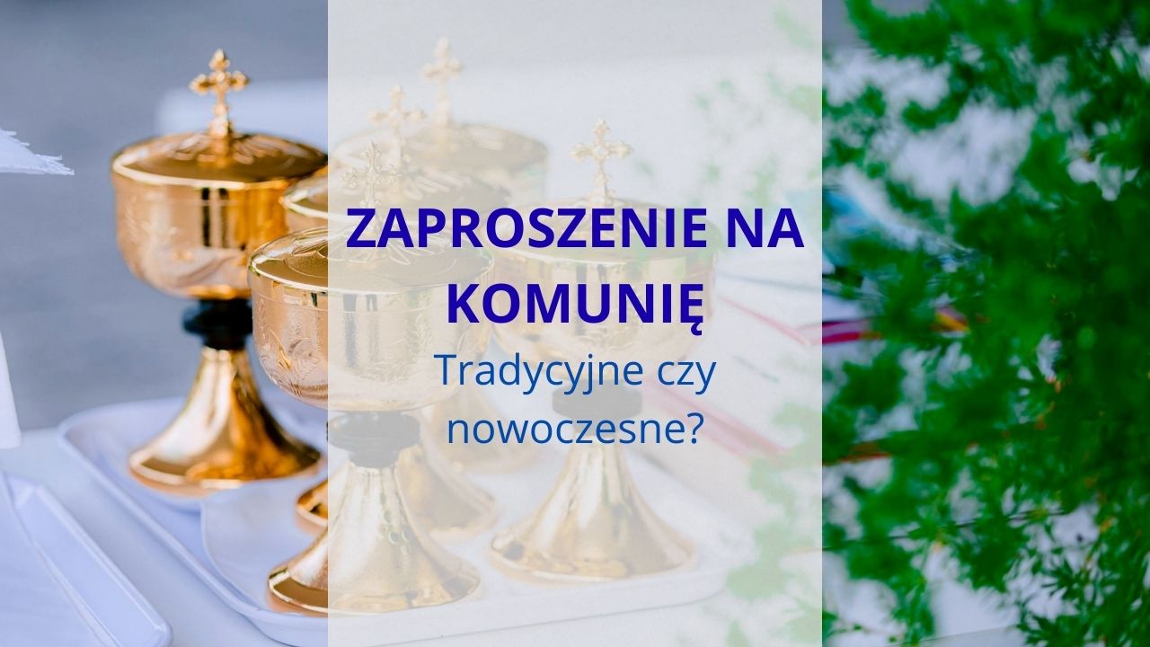 Zaproszenie na komunię